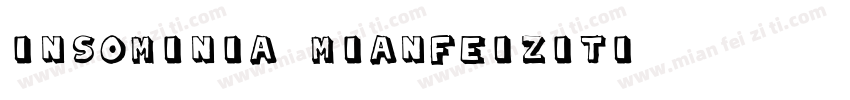 insominia mianfeiziti字体转换
